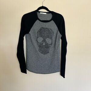 27 miles skull cashmere sweater